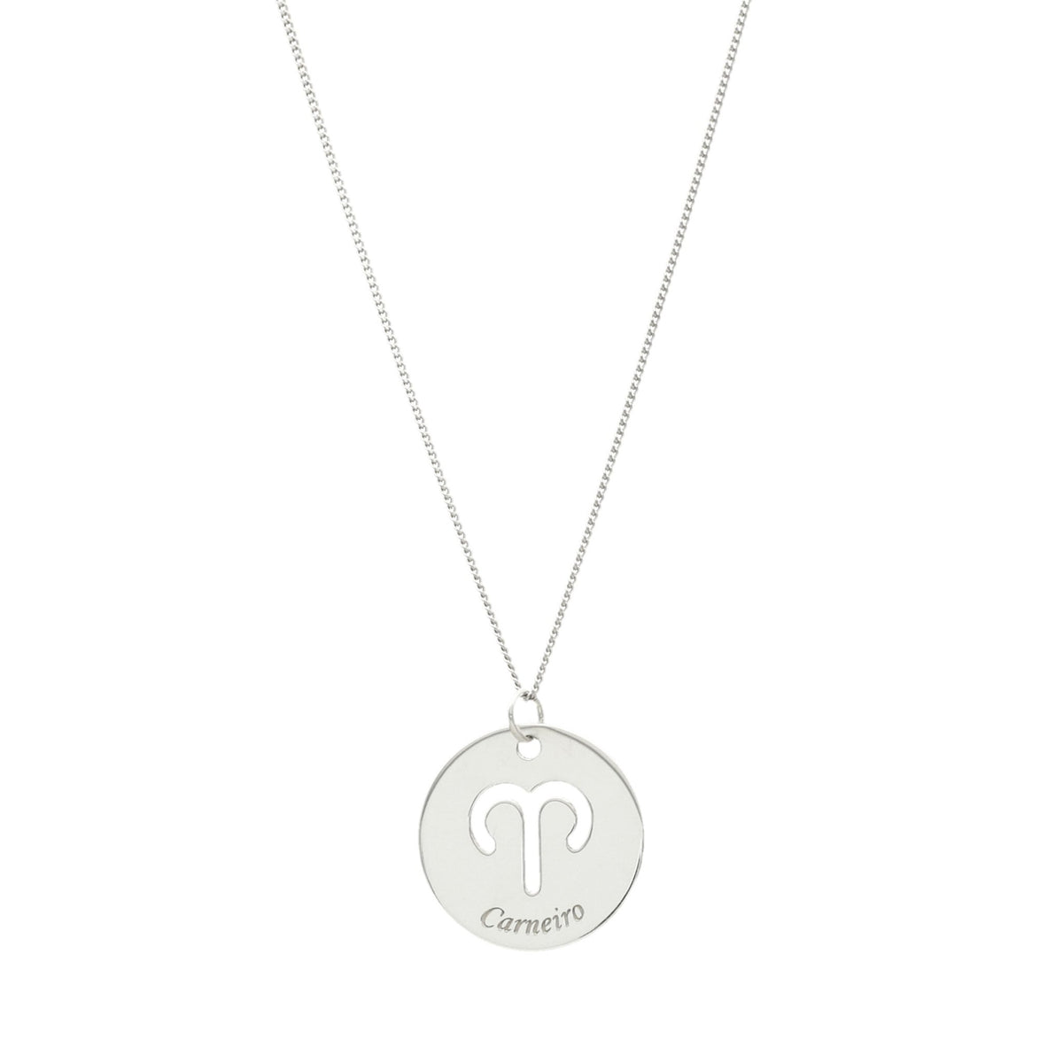 Hilo de plata con símbolo de medalla - Gold Store Premium