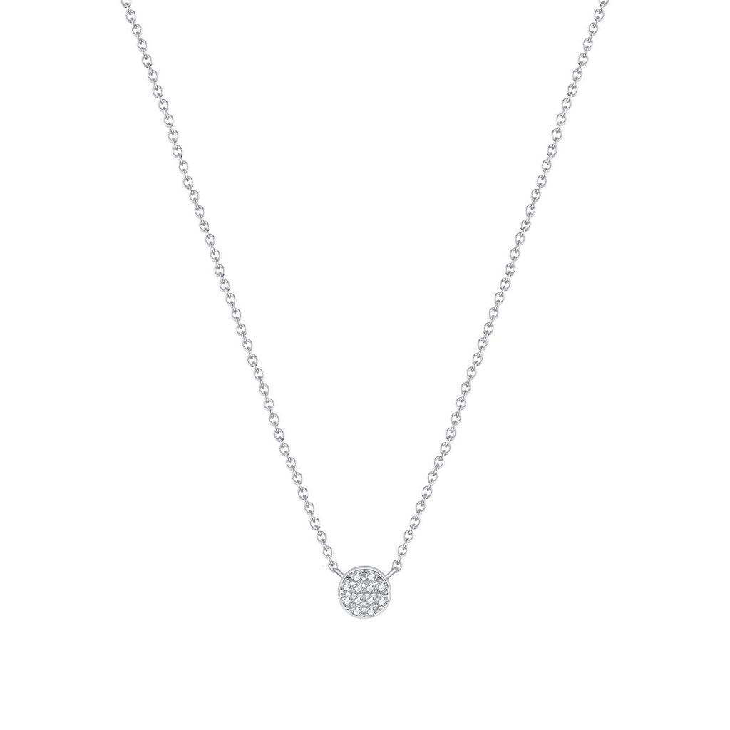 Fio em Prata com Pendente Cravejado Zircónias (40cm) - Loja do Ouro