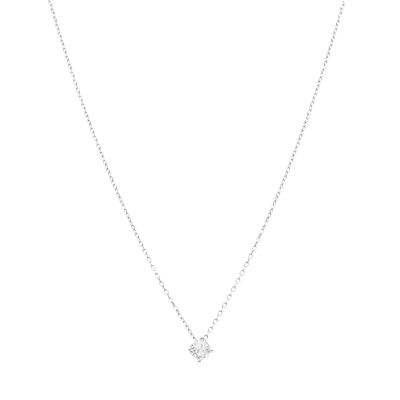 Fio em Prata com Ponto de Luz - Zircónia - Loja do Ouro