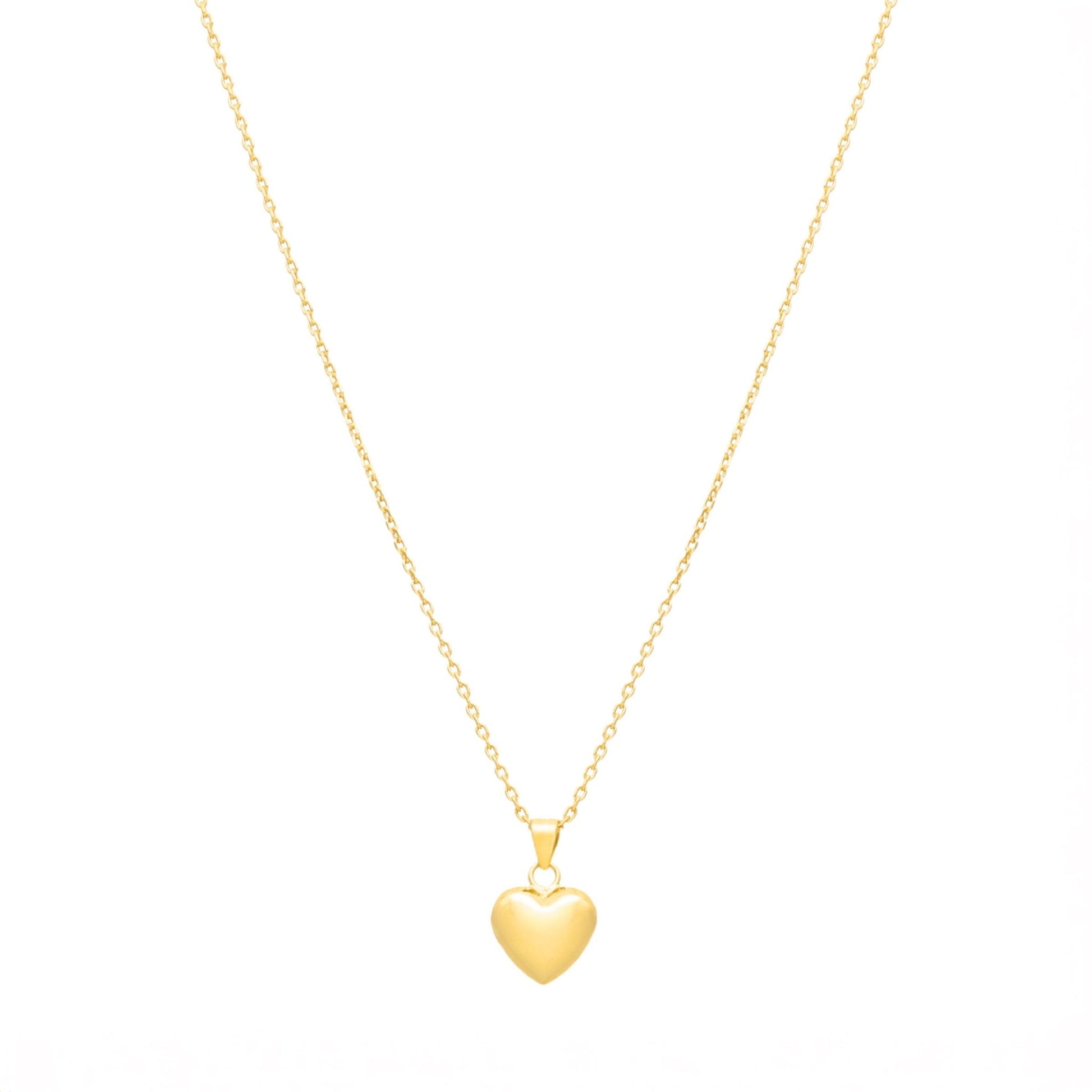 Fio em Prata Dourada com Coração - Loja do Ouro