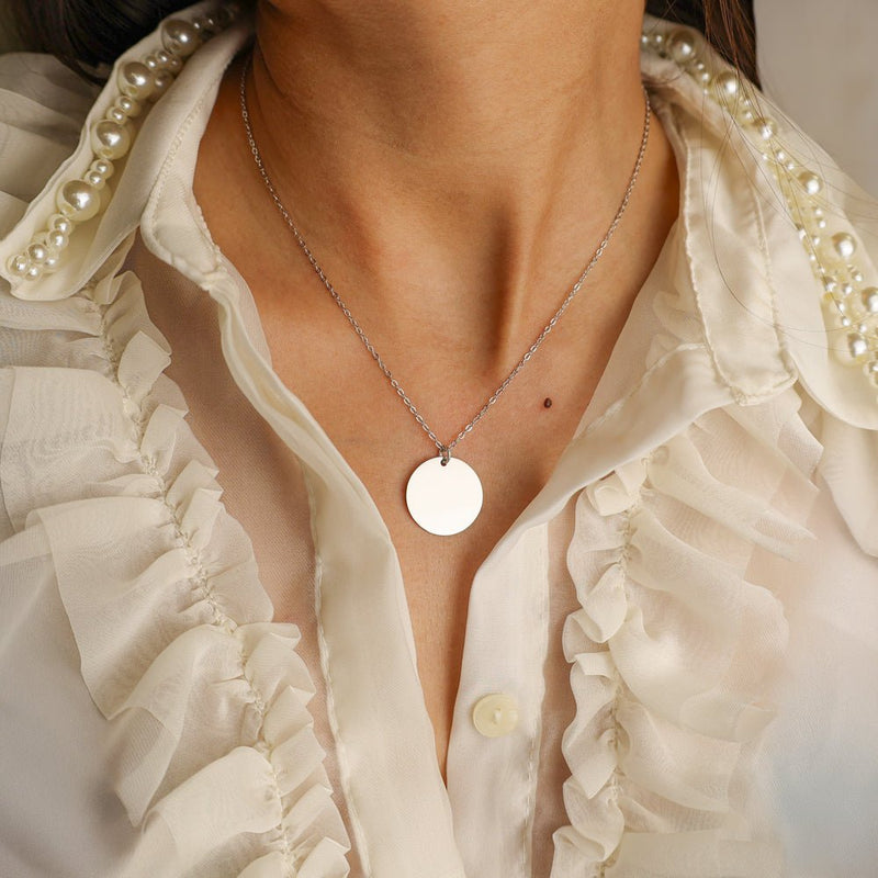 Fio em Prata Personalizável com Nome ou Data (40cm) - Loja do Ouro