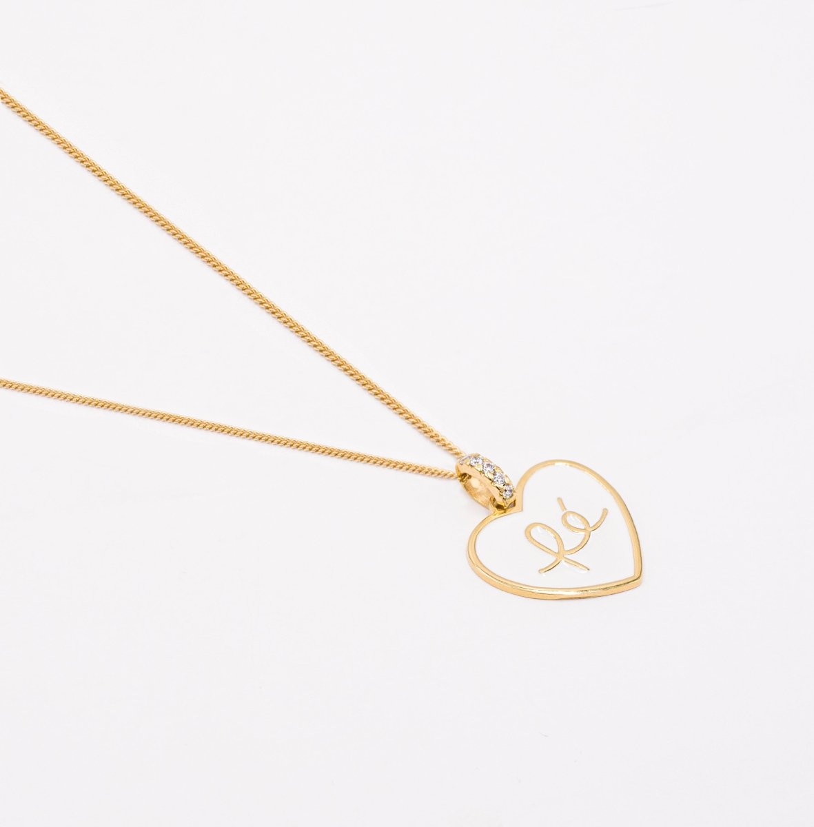 Fio Faith White Heart - Loja do Ouro