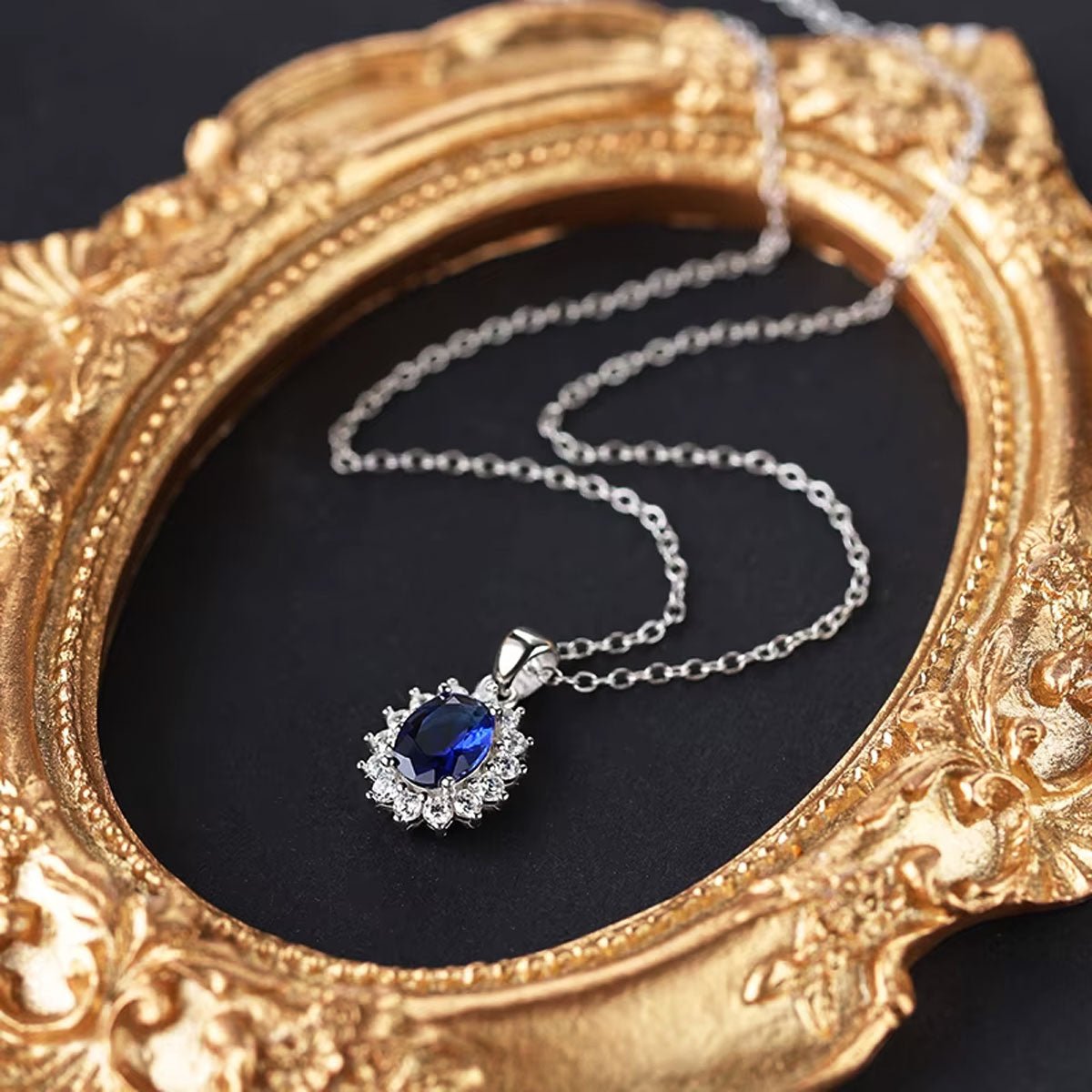 Fio Lady Di em Prata (43cm) - Loja do Ouro