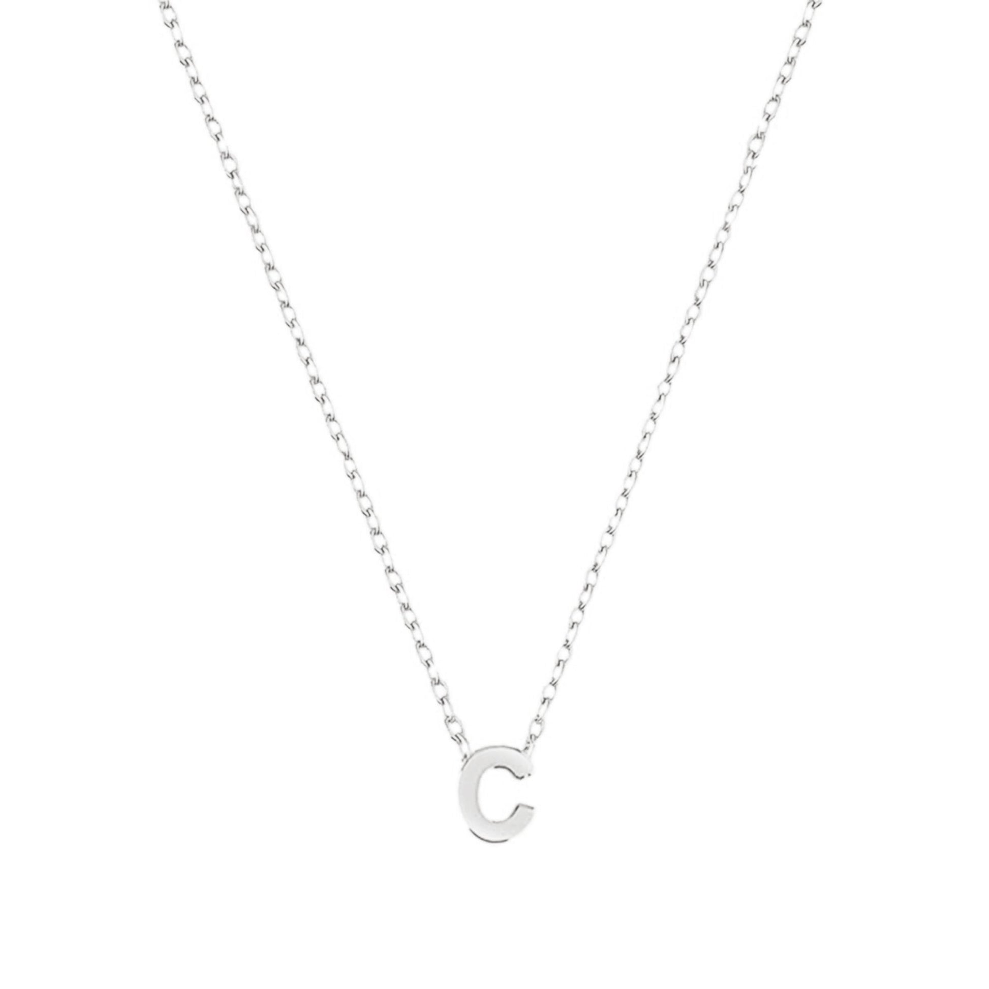 Fio Letra C em Prata - Loja do Ouro