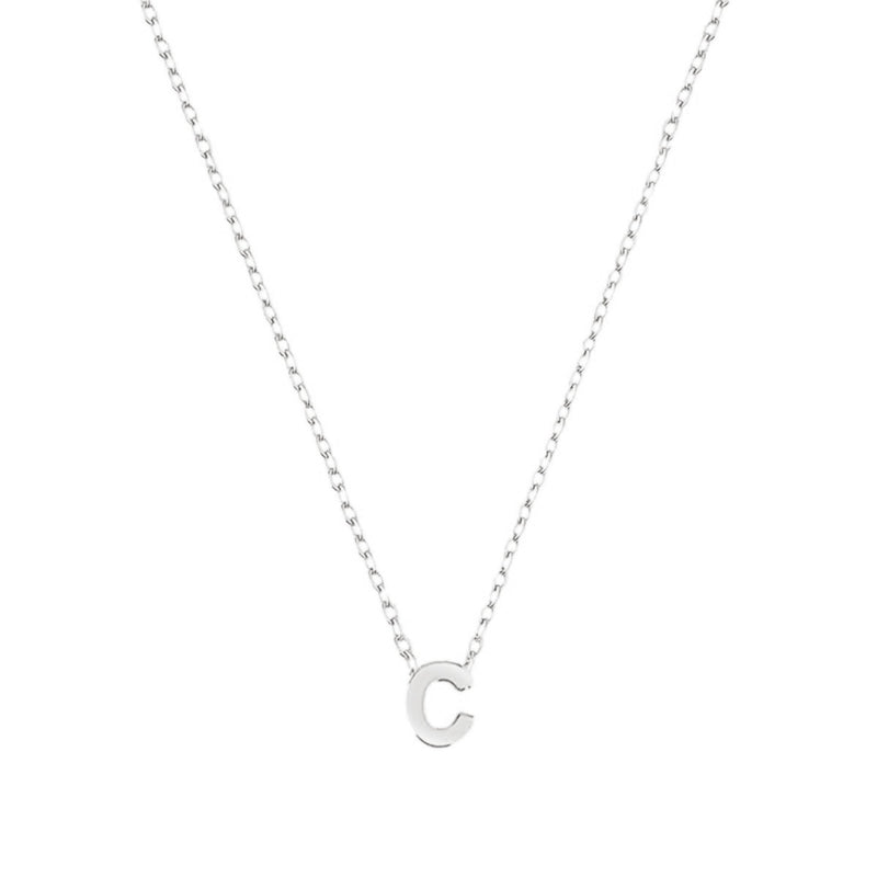 Fio Letra C em Prata - Loja do Ouro