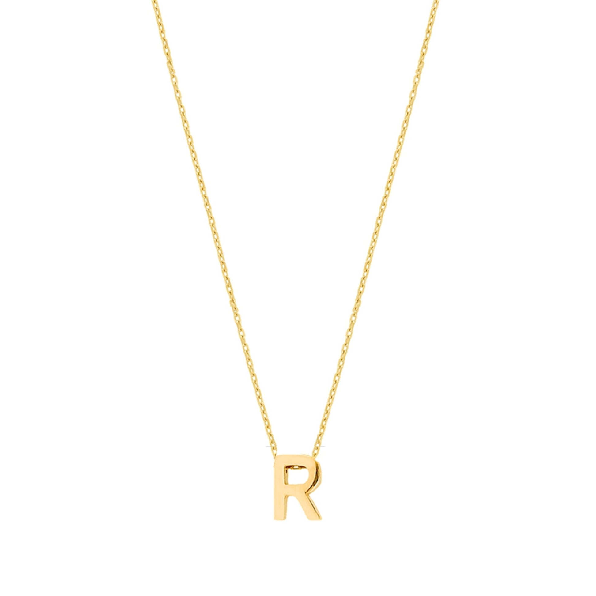 Fio Letra R em Prata - Loja do Ouro