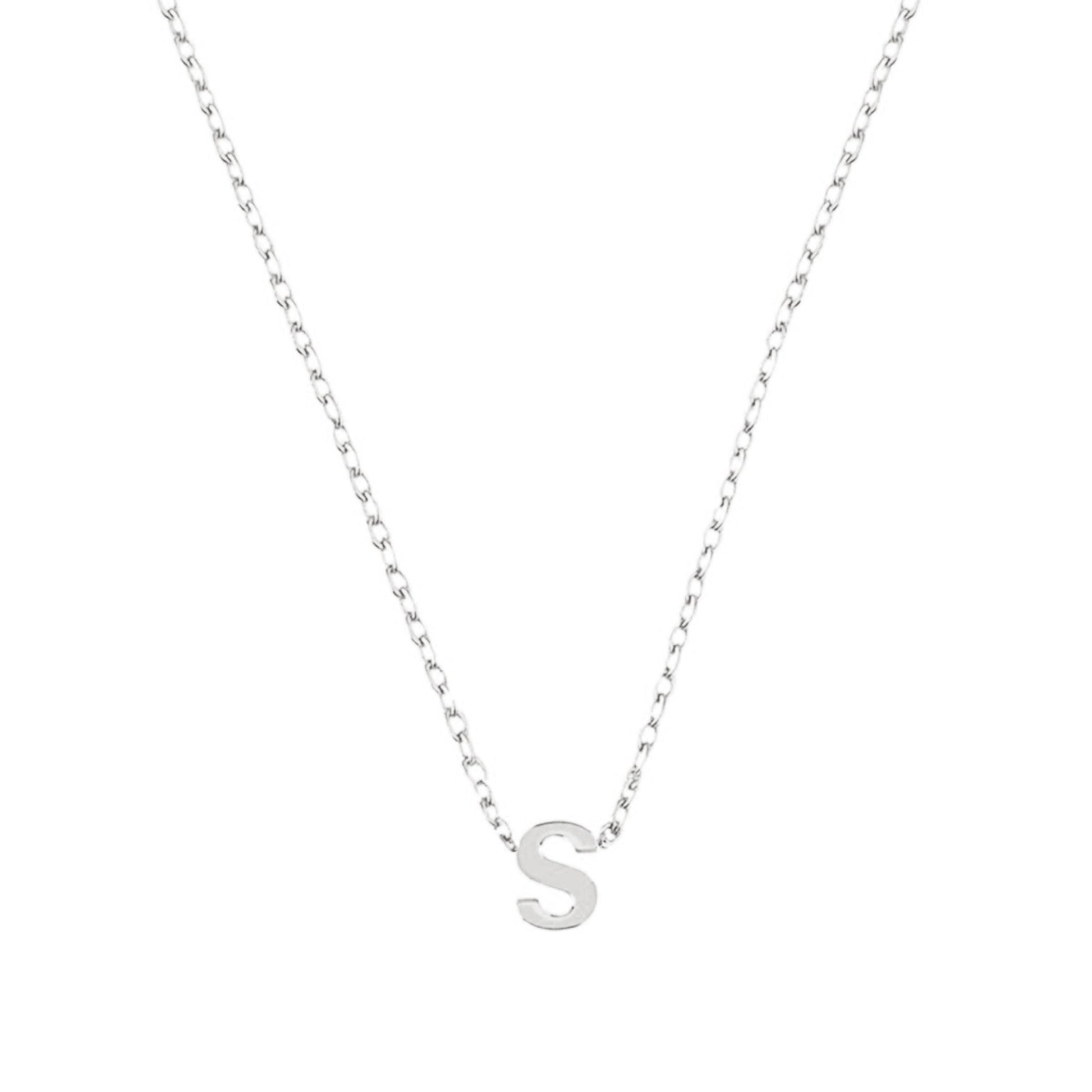 Fio Letra S em Prata - Loja do Ouro