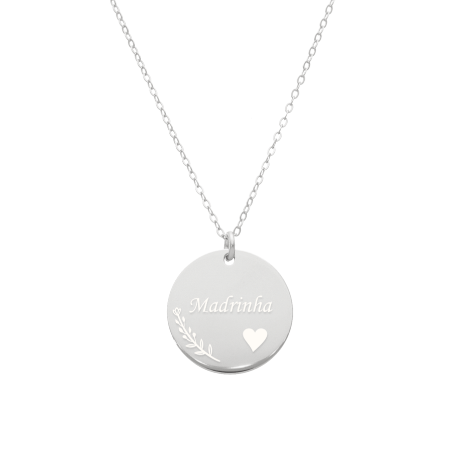  com Coração e Motivos Florais (40cm) - Gold Store Premium