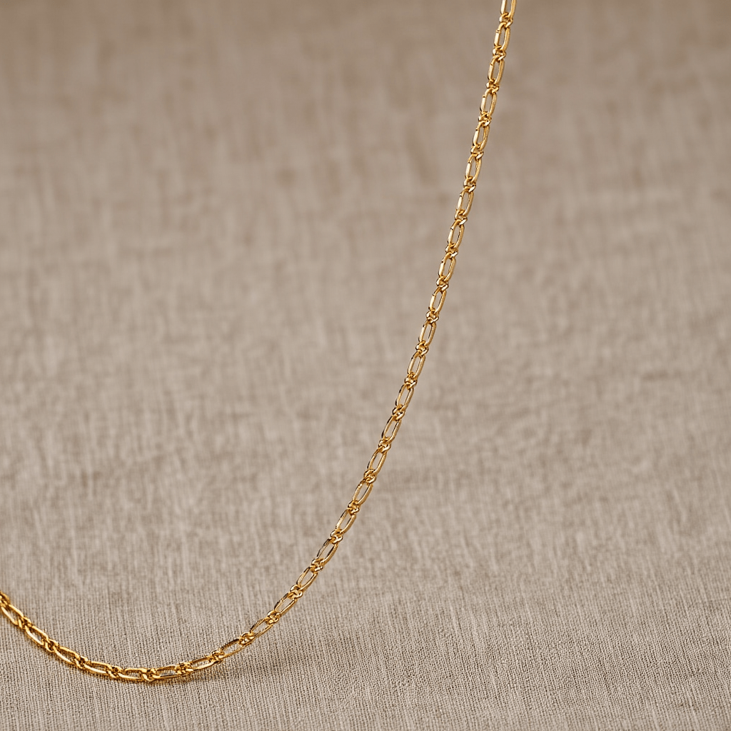 Fio Malha 1x1 em Ouro (49cm) - Loja do Ouro