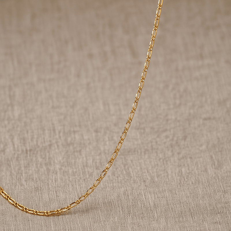 Fio Malha 1x1 em Ouro (49cm) - Loja do Ouro