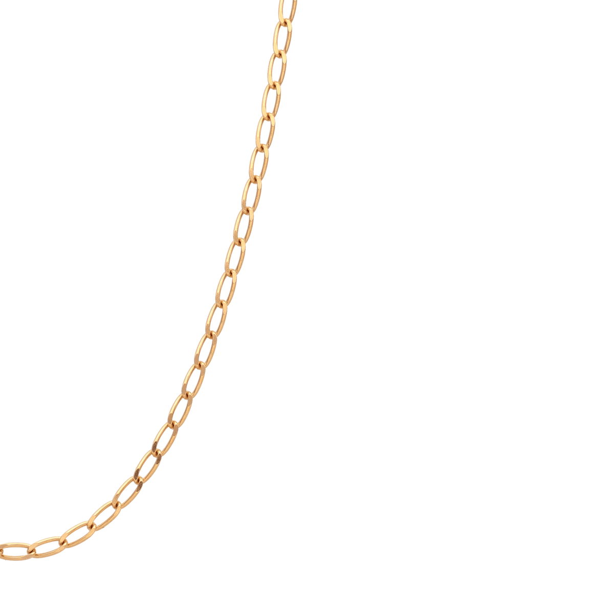 Hilo de malla 1x1 en oro (59cm) - Gold Store Premium