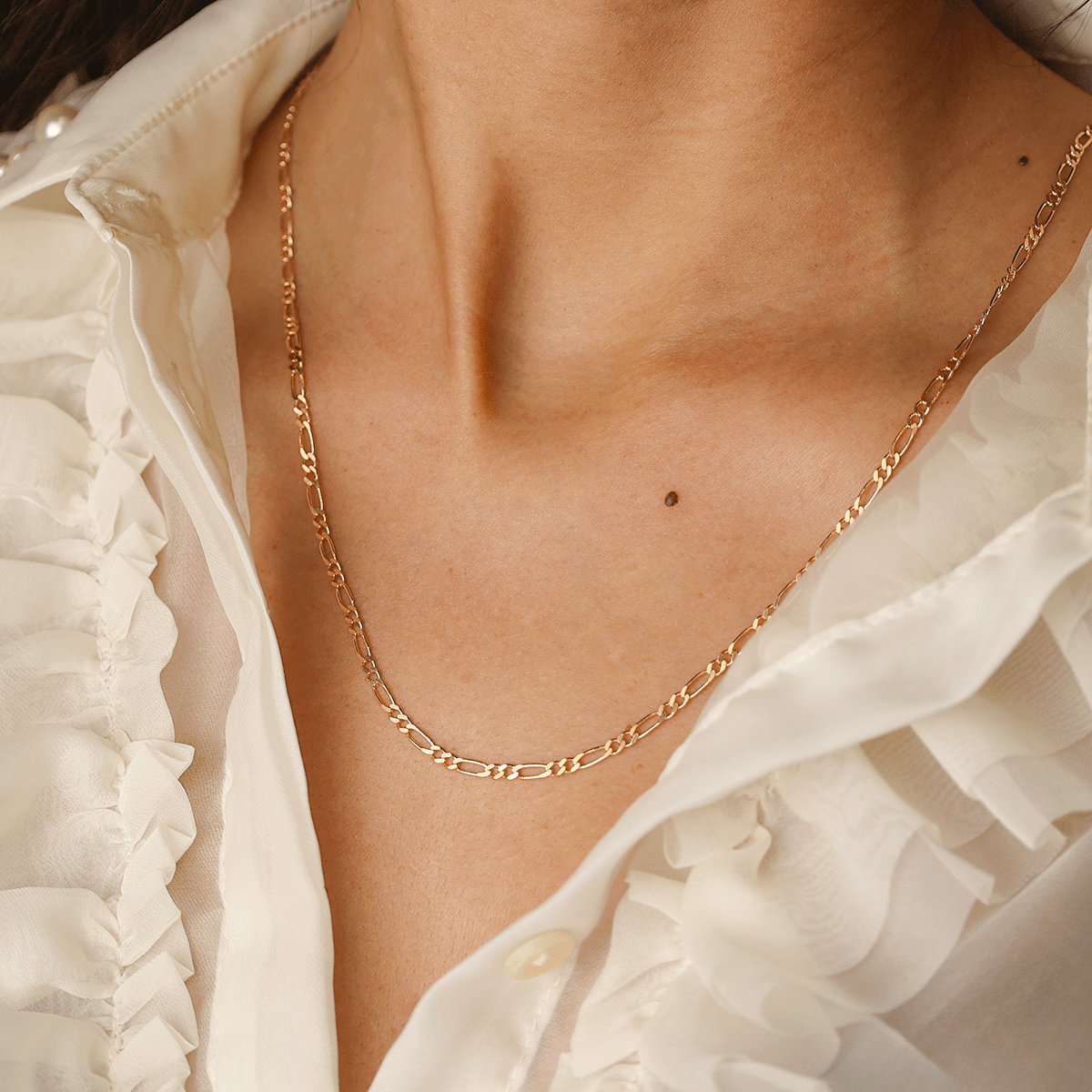 Fio Malha 2x1 em Ouro 19kl (57cm) - Loja do Ouro