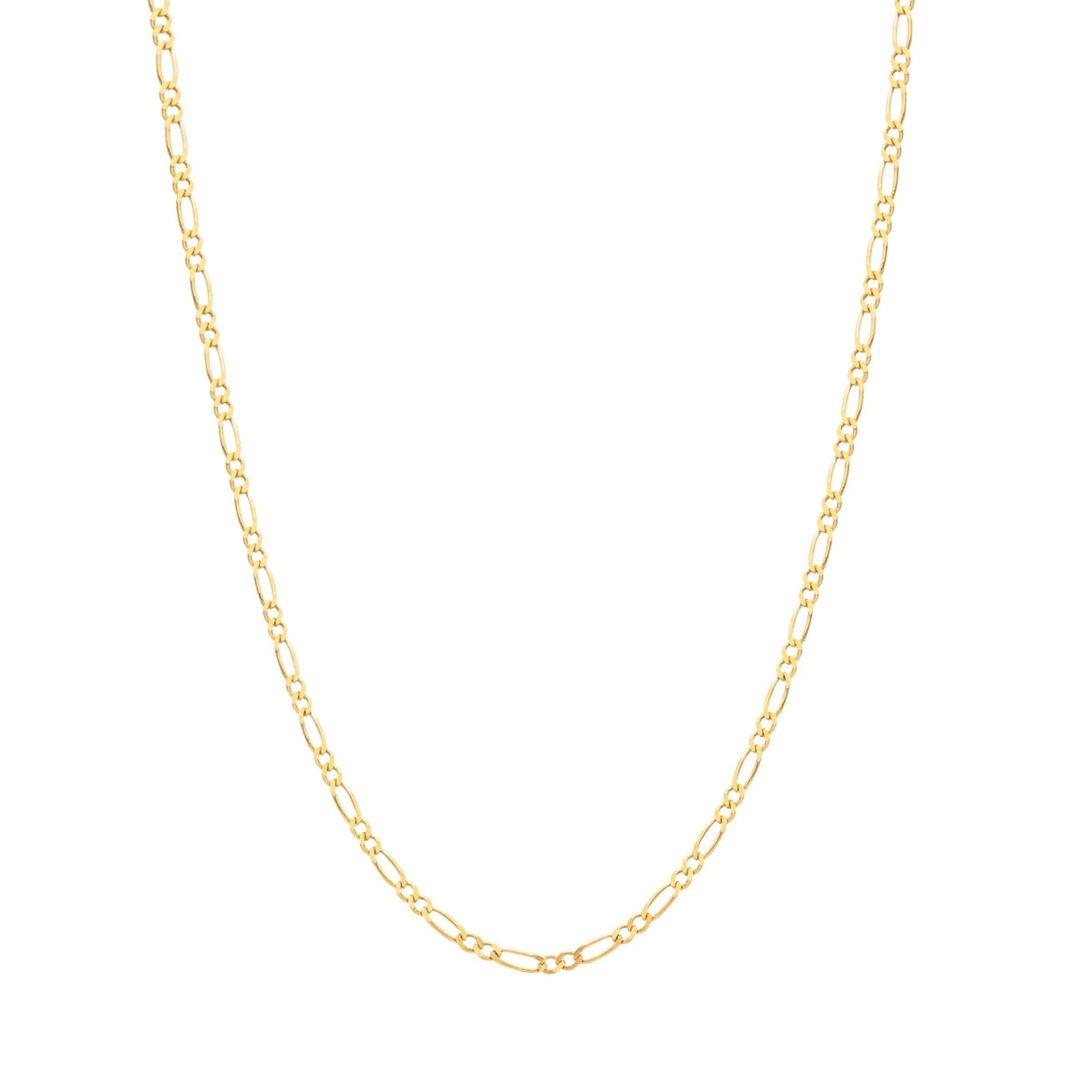 Hilo de malla 2x1 en oro de 19 kl (57cm) - Gold Store Premium
