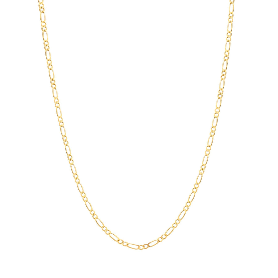 Hilo de malla 2x1 en oro de 19 kl (57cm) - Gold Store Premium