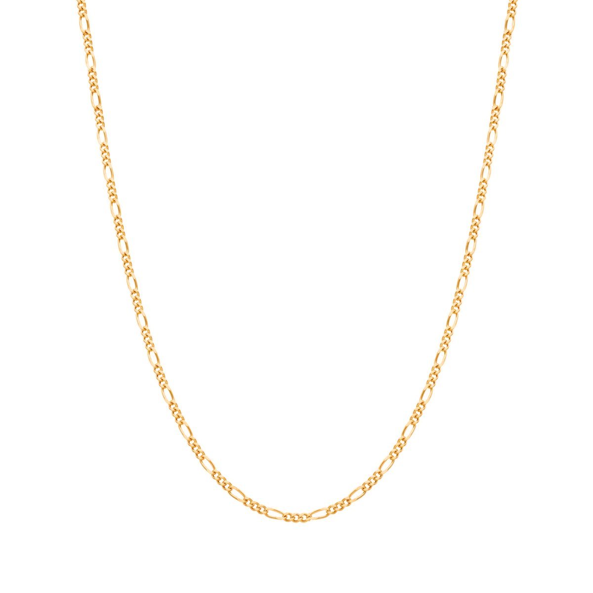 Hilo de malla 3x1 en oro de 19 kl (44cm) - Gold Store Premium