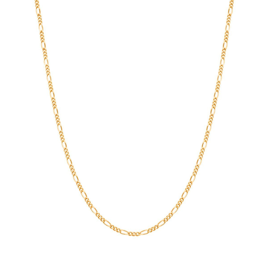 Hilo de malla 3x1 en oro de 19 kl (44cm) - Gold Store Premium