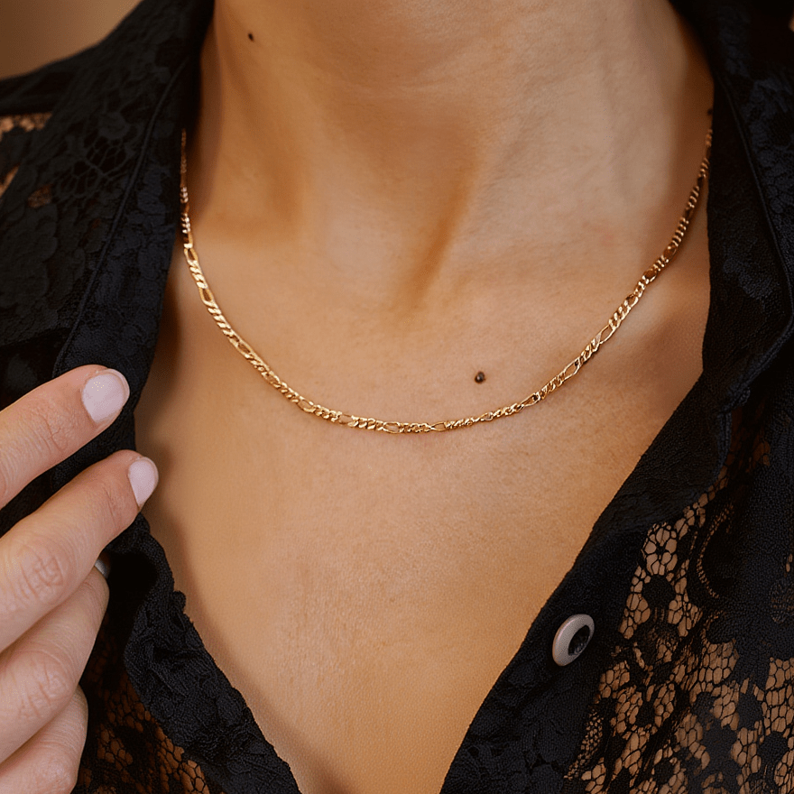 Fio Malha 3x1 em Ouro 19kl (44cm) - Loja do Ouro