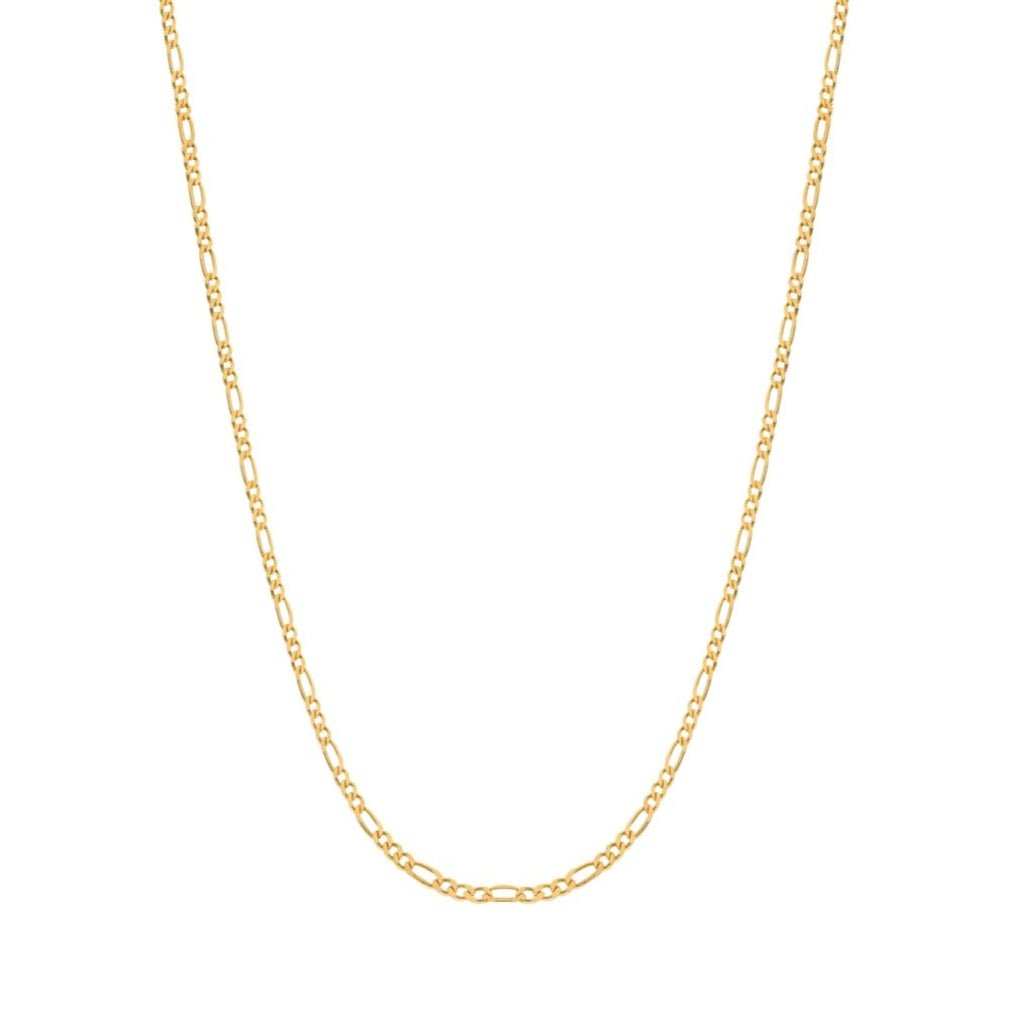 Hilo de malla 3x1 en oro de 19 kl (50cm) - Gold Store Premium