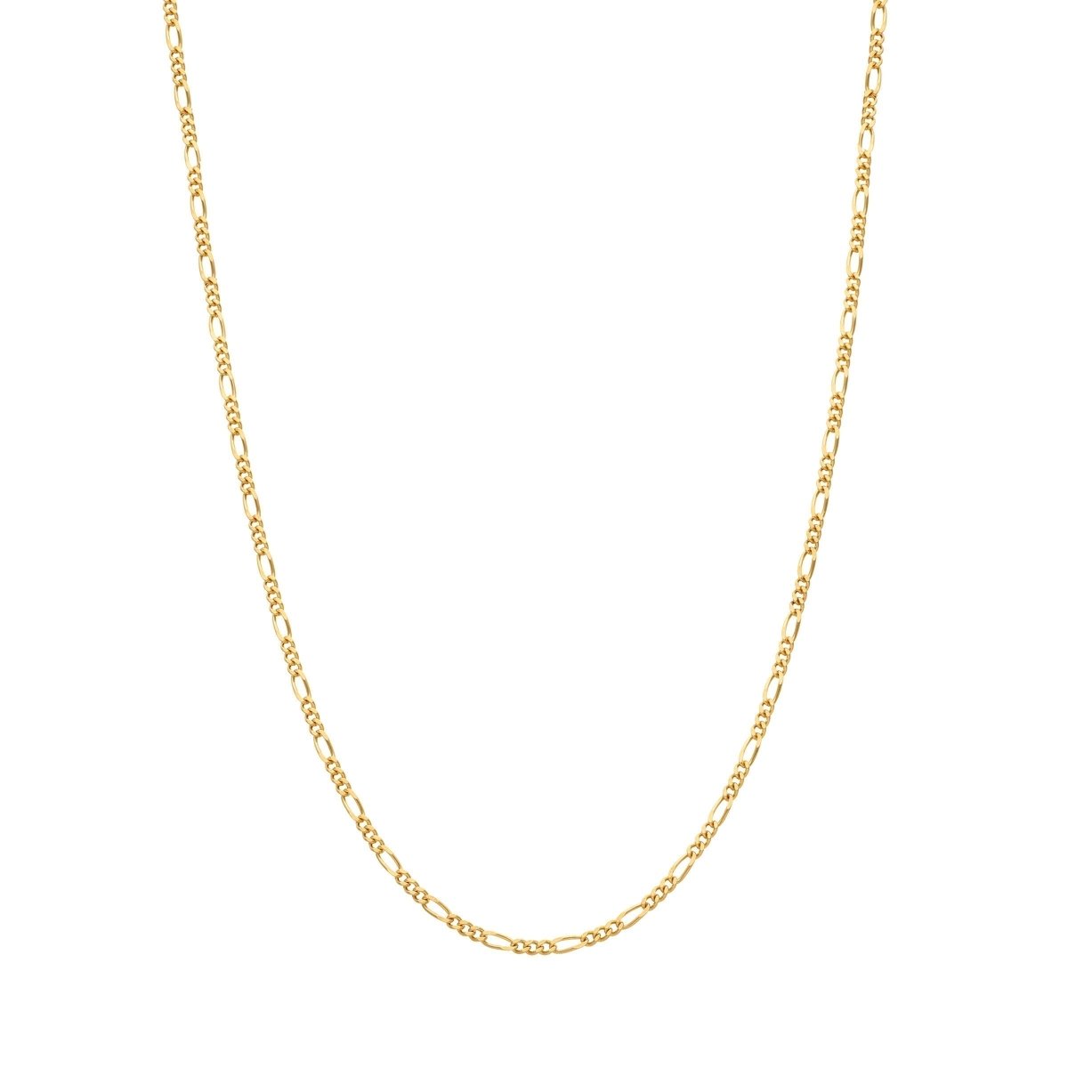 Hilo de malla 3x1 en oro de 19 kl (54cm) - Gold Store Premium