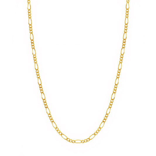 Fio Malha 3x1 em Ouro 19kl (58cm) - Loja do Ouro