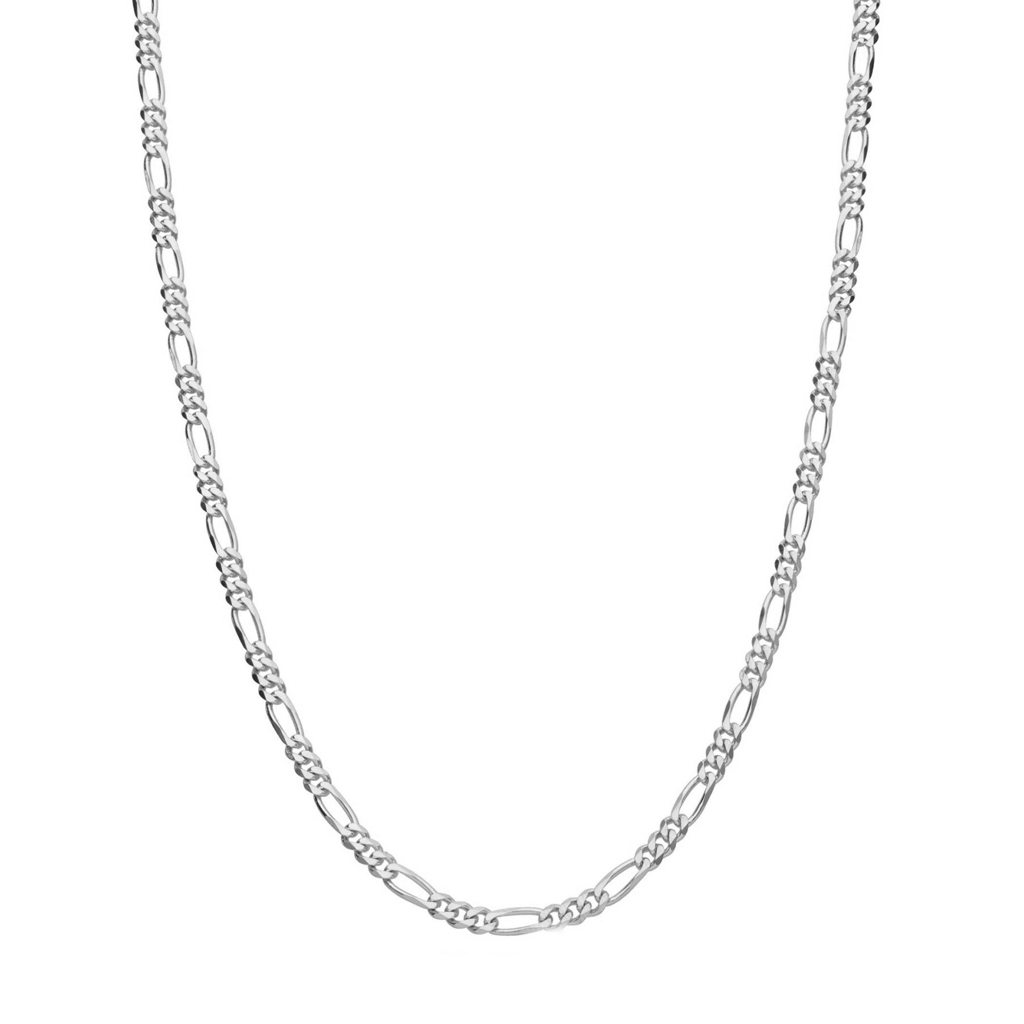 Fio Malha 3x1 em Prata (60cm) - Loja do Ouro