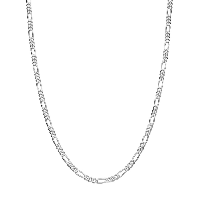 Fio Malha 3x1 em Prata (60cm) - Loja do Ouro