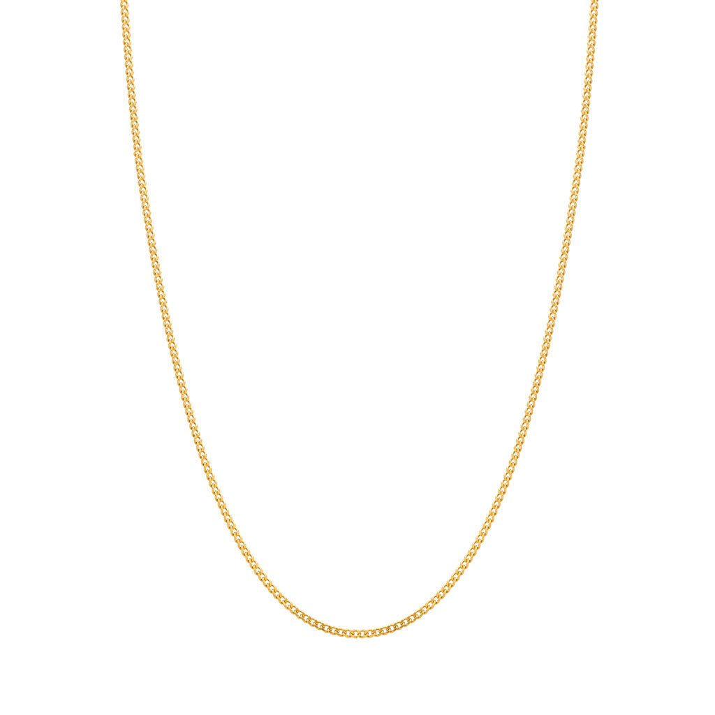 Hilo de malla Barbela en oro de 19 kl (44 cm) - Gold Store Premium
