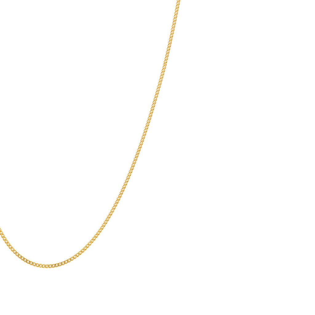 Hilo de malla Barbela en oro de 19 kl (44 cm) - Gold Store Premium