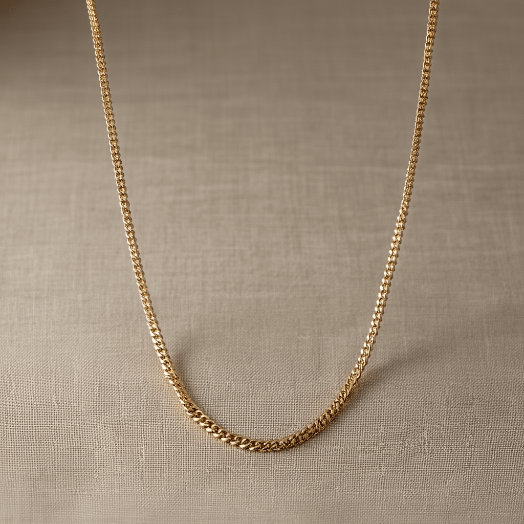 Fio Malha Barbela em Ouro 19kl (44cm) - Loja do Ouro