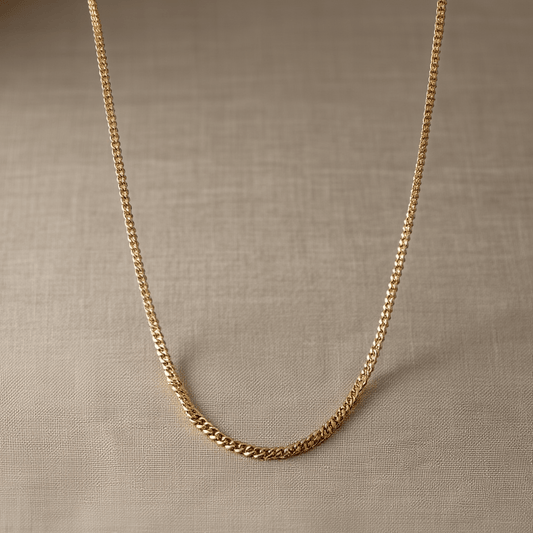 Fio Malha Barbela em Ouro 19kl (44cm) - Loja do Ouro