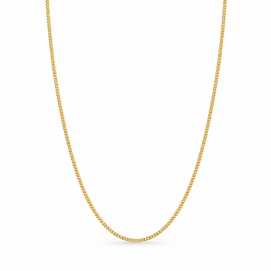 Fio Malha Barbela em Ouro 19kl (49.3cm) - Loja do Ouro