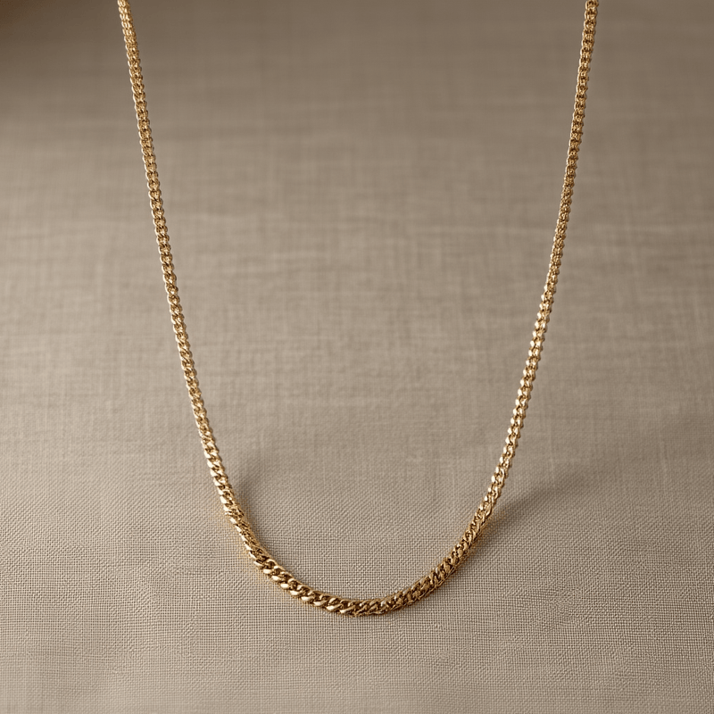 Fio Malha Barbela em Ouro 19kl (49cm) - Loja do Ouro