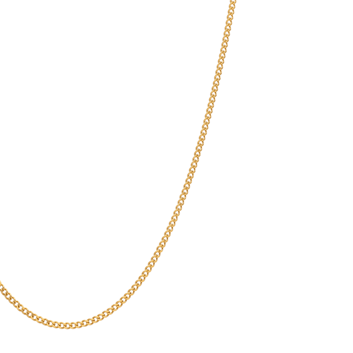Hilo de malla Barbela en oro de 19 kl (49 cm) - Gold Store Premium