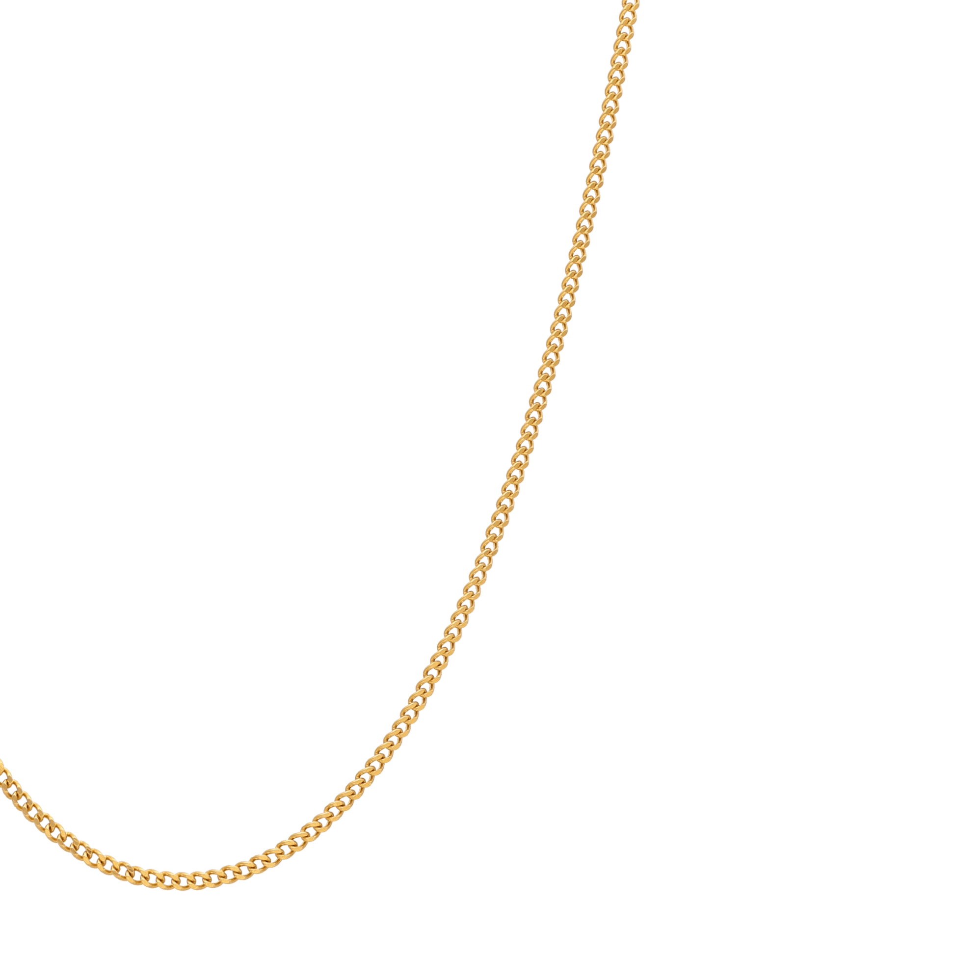 Fio Malha Barbela em Ouro 19kl (49cm) - Loja do Ouro