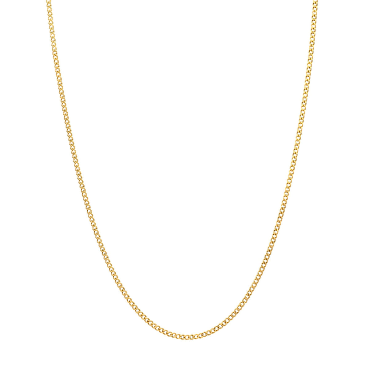 Hilo de malla Barbela en oro de 19 kl (49 cm) - Gold Store Premium