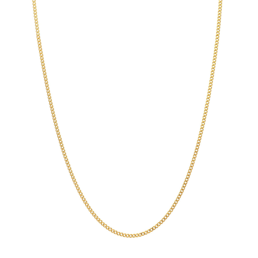Hilo de malla Barbela en oro de 19 kl (49 cm) - Gold Store Premium
