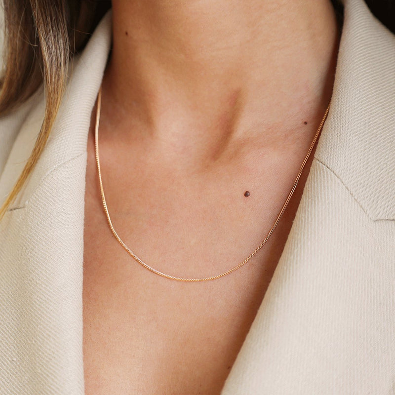 Fio Malha Barbela em Ouro 19kl (49cm) - Loja do Ouro