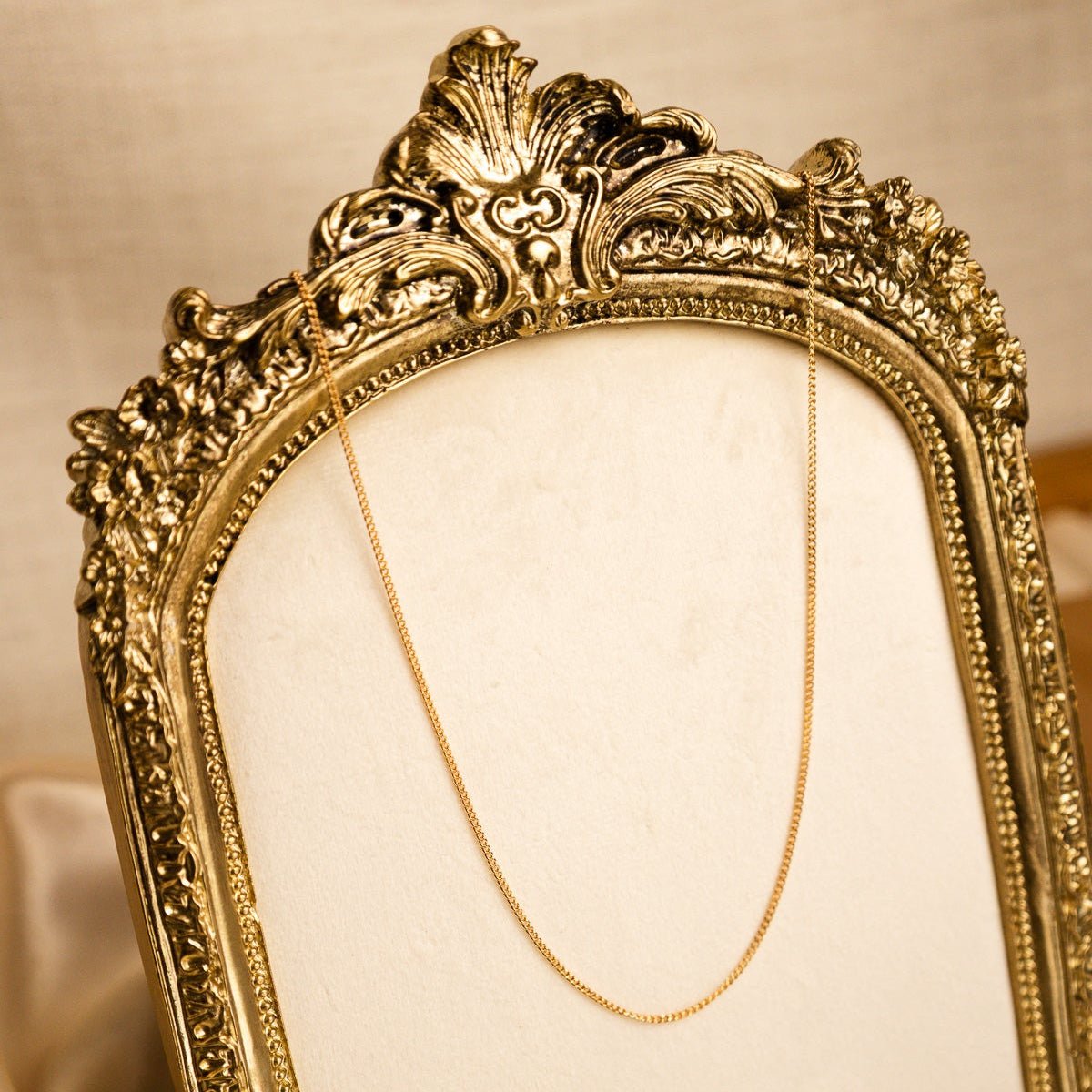 Fio Malha Barbela em Ouro 19kl (50.5cm) - Loja do Ouro