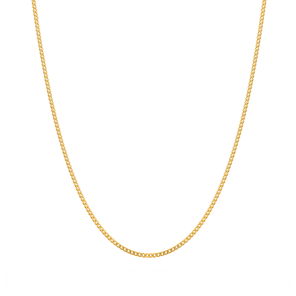 Hilo de malla Barbela en oro de 19 kl (50 cm) - Gold Store Premium