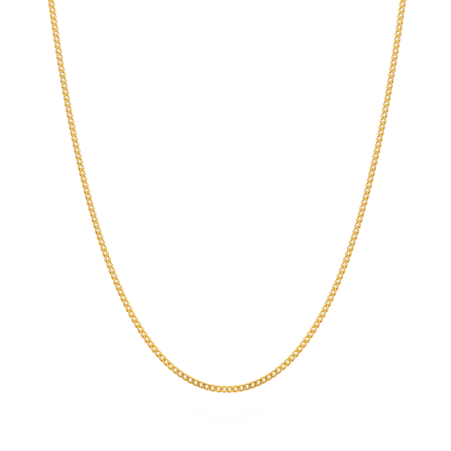 Hilo de malla Barbela en oro de 19 kl (50 cm) - Gold Store Premium