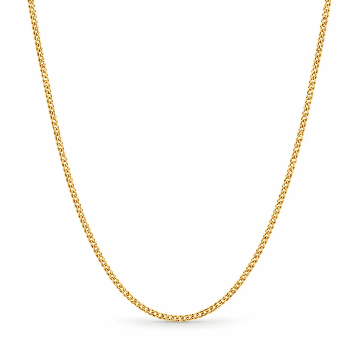 Fio Malha Barbela em Ouro 19kl (57cm) - Loja do Ouro