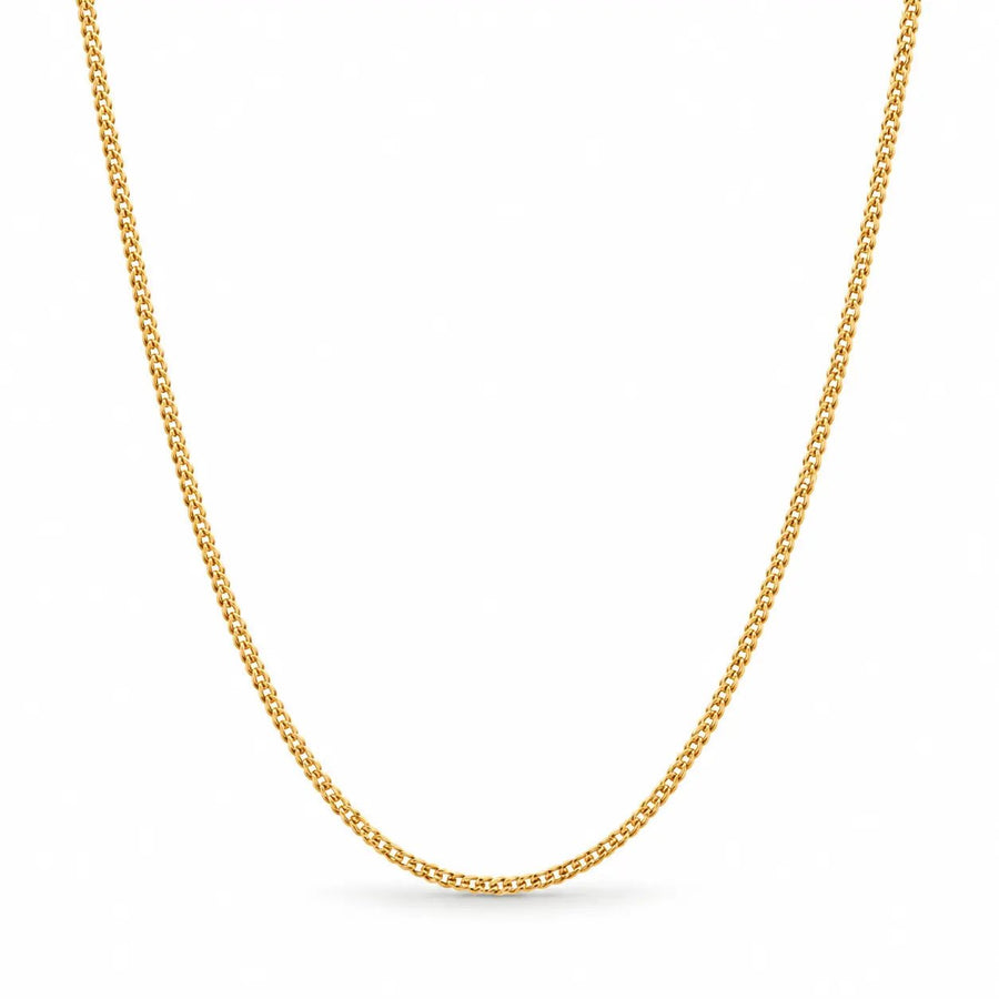 Fio Malha Barbela em Ouro 19kl (57cm) - Loja do Ouro