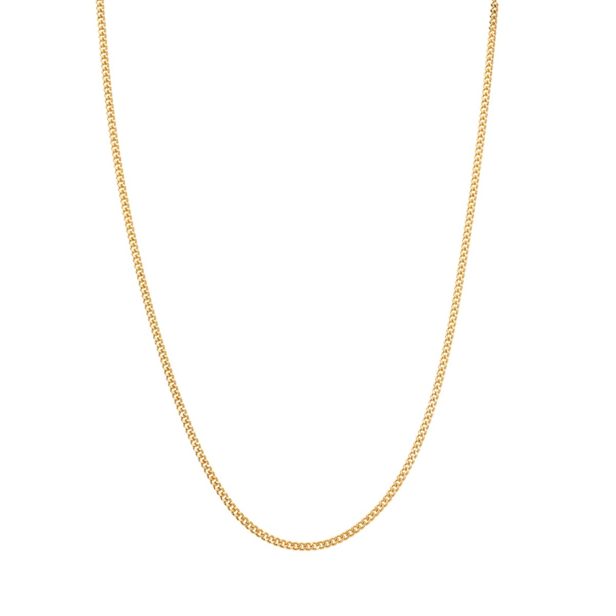 Fio Malha Barbela em Ouro 19kl (59.5cm) - Loja do Ouro