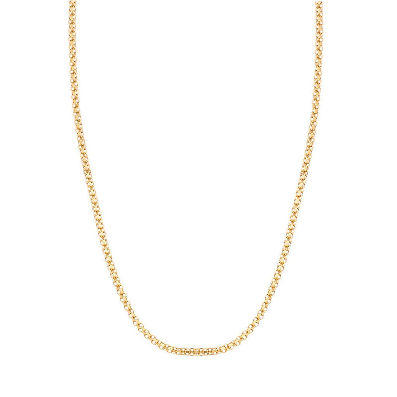 Fio Malha Batida em Ouro 19kl (41cm) - Loja do Ouro