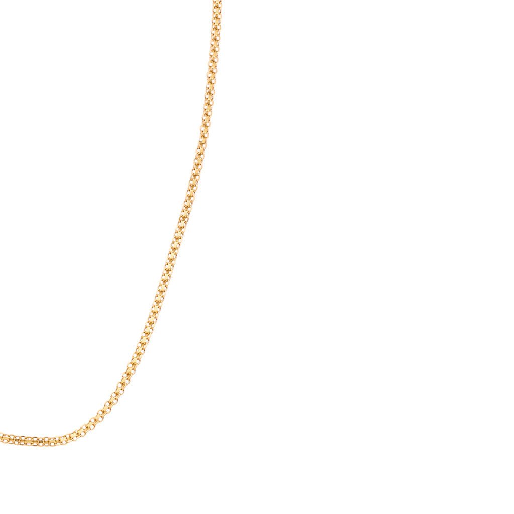 Fio Malha Batida em Ouro 19kl (41cm) - Loja do Ouro