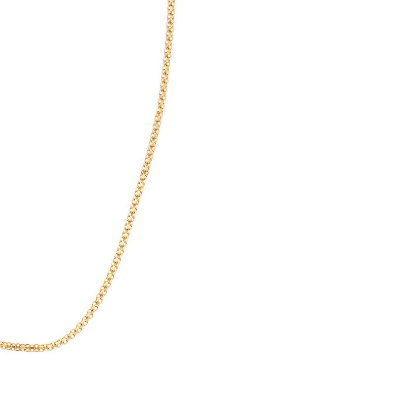 Fio Malha Batida em Ouro 19kl (41cm) - Loja do Ouro