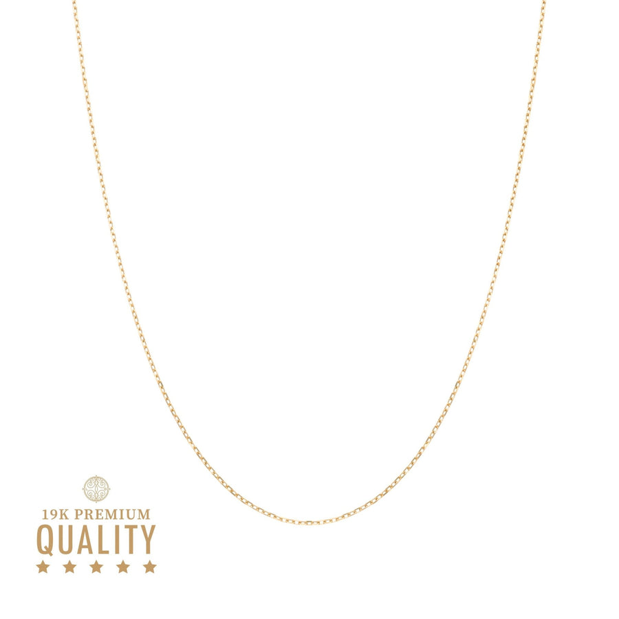 Hilo de malla Lock en oro de 19 kl (44cm) - Gold Store Premium