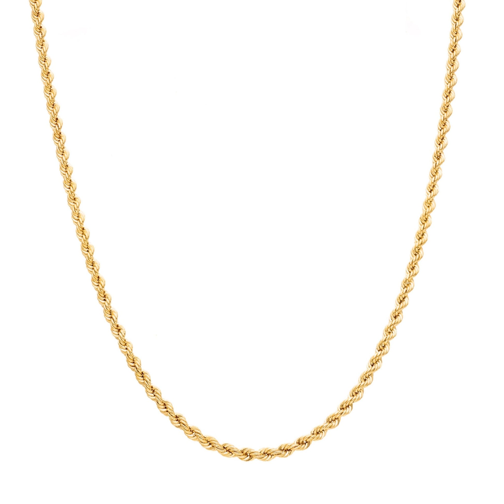 Fio Malha Corda em Ouro 19kl (63cm) - Loja do Ouro