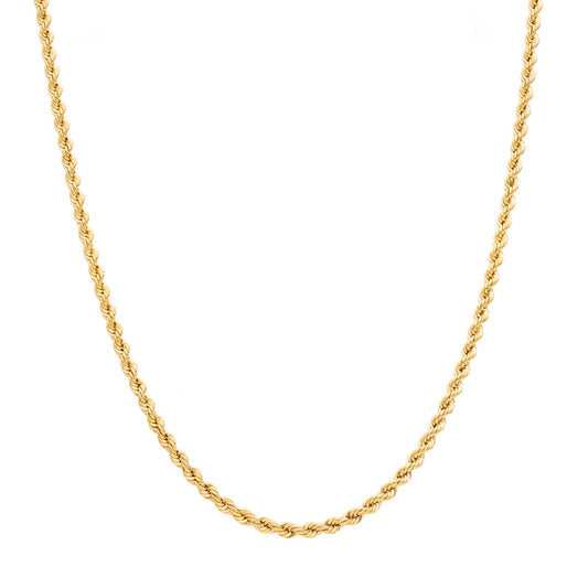 Fio Malha Corda em Ouro 19kl (63cm) - Loja do Ouro