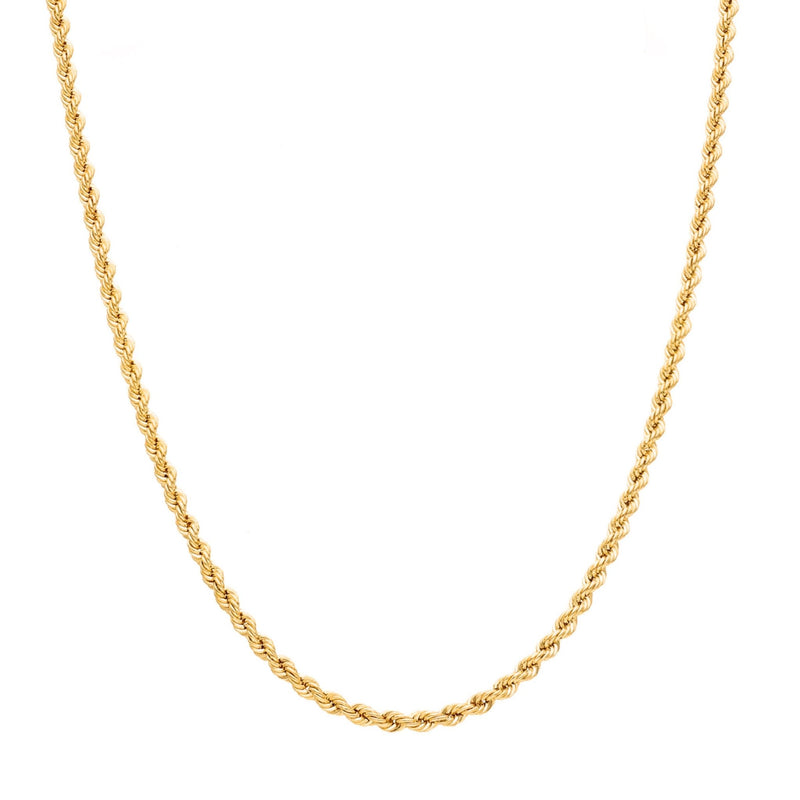 Fio Malha Corda em Ouro 19kl (63cm) - Loja do Ouro